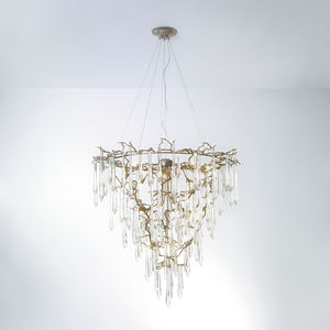 lampadario classico / in vetro / in bronzo / alogeno