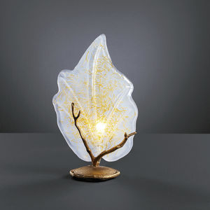 lampada da tavolo / classica / in bronzo / in vetro