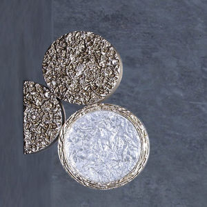 applique moderna / in bronzo / in vetro / LED