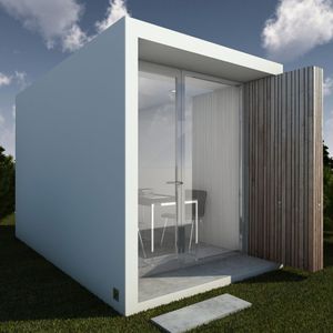 edificio modulare / prefabbricato / con struttura in cemento armato / per ufficio