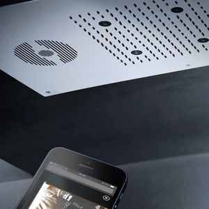 soffione doccia da incasso a soffitto / rettangolare / a pioggia