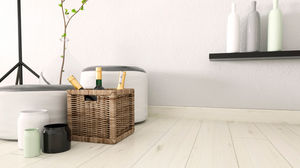 pavimento laminato in legno / da incollare / per uso residenziale