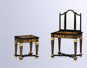 comodino in stile / in legno / quadrato / professionale