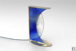 lampada da tavolo / moderna / in ottone / in vetro