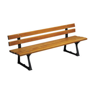 panca pubblica / classica / in legno / in ghisa