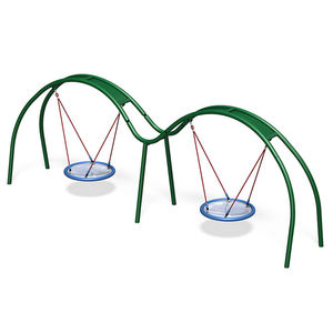 altalena in metallo / per parco giochi / doppia
