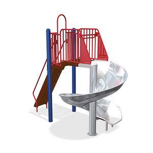 scivolo girevole / per parco giochi / in acciaio inossidabile