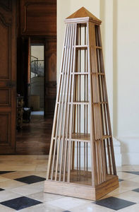 libreria design originale / in teak / in legno con vernice di protezione