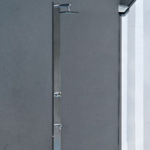 doccia da giardino in acciaio inossidabile / per uso residenziale