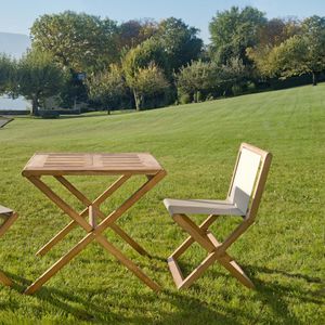 tavolo classico / in teak / rettangolare / da giardino