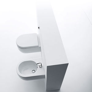 bidet sospeso / in ceramica