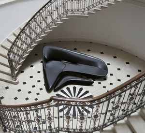 divano d'angolo / design organico / in tessuto / di Zaha Hadid