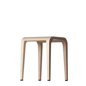 sgabello moderno / in quercia / in legno massiccio / in noce