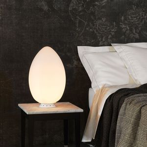lampada da comodino / moderna / in vetro soffiato / scultura