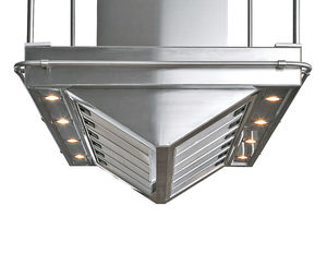 cappa a isola / design originale / con illuminazione integrata