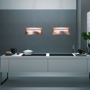 cappa a isola / con illuminazione integrata / design originale
