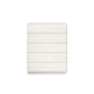 cassettone moderno / in legno massiccio / bianco / marrone