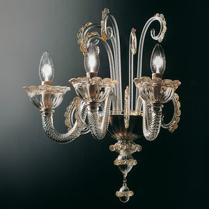 applique classica / in vetro / alogena / IP20