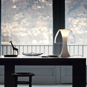 lampada da tavolo / moderna / in vetro / alogena