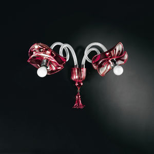 applique classica / in vetro / alogena / IP20