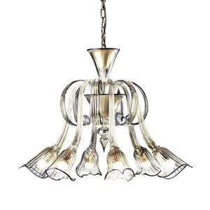 lampadario classico / in vetro / alogeno / fatto a mano