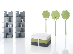 pouf moderno / in tessuto / letto / per bambini (unisex)