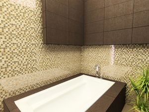 piastrella da bagno / da parete / in vetro / lucida
