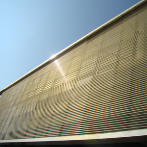 lamiera perforata / grecata / in acciaio / per rivestimento di facciata