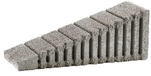 blocco di calcestruzzo speciale / di granulare leggero / per muro