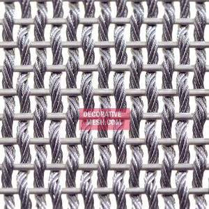 maglia metallica per soffitto / in acciaio inox / a maglia stretta