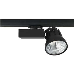 faretti a binario LED / tonda / in alluminio / in acciaio