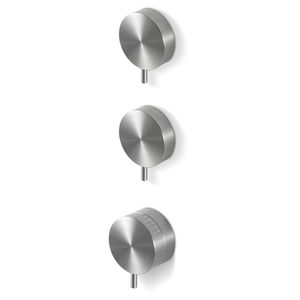 miscelatore da doccia / da parete / in acciaio inox / termostatico
