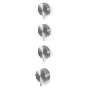 miscelatore da doccia / da parete / in acciaio inox / termostatico