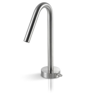 miscelatore per lavabo / in acciaio inox / da bagno / 1 foro
