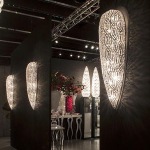 applique design originale / in acciaio inossidabile / in cristallo / LED