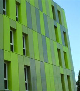 rivestimento di facciata metallo / in alluminio / liscio / colorato