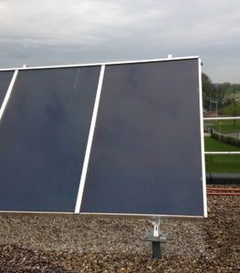 sistema di montaggio per tetti piani / su tetto / per modulo fotovoltaico