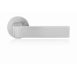 maniglia per porta / in acciaio inox / moderna
