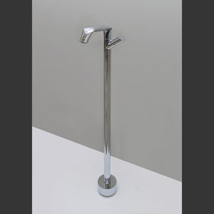 miscelatore per lavabo / a pavimento / in ottone cromato / da bagno
