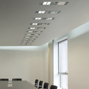 luce da incasso a soffitto / LED / quadrata / rettangolare