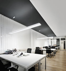 luce a sospensione / LED / lineare / in alluminio estruso