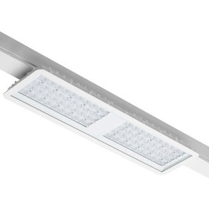 luce a sospensione / LED / lineare / in lamiera d'acciaio