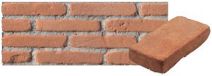 mattone pieno / a muro / rosso