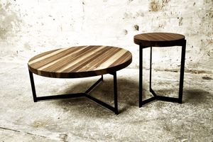 tavolino basso / moderno / in noce / in legno oliato