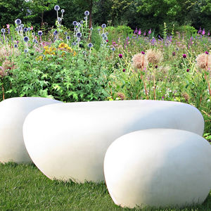panca da giardino / design originale / in fibrocemento