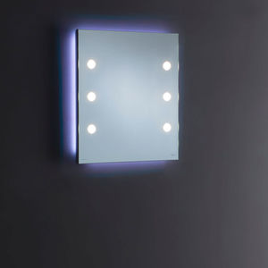 specchio a muro / luminoso / da sala / per camera da letto