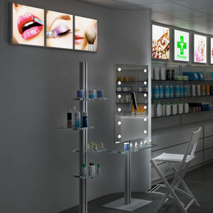 cartello pubblicitario da parete / da interno / luminoso / LED