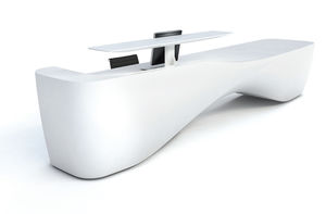 banco reception in Solid Surface