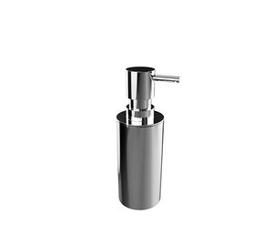 distributore di sapone da appoggio / in ottone / in acciaio inossidabile / manuale