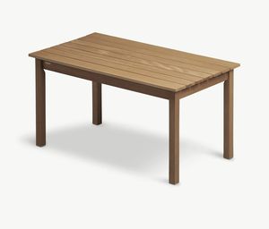 tavolo moderno / in teak / rettangolare / da giardino